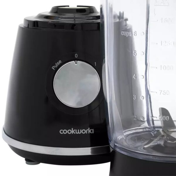 Cookworks TB507CF Black Plastic Jug Blender Black - Image 2
