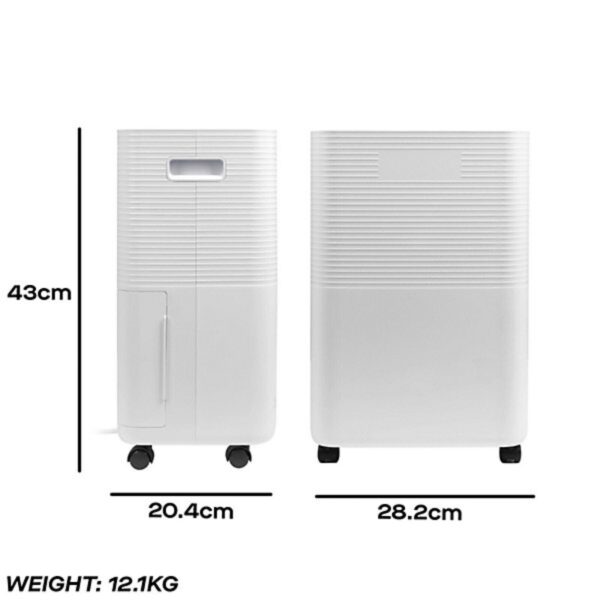 Daewoo COL1611 12L Dehumidifier White - Image 4