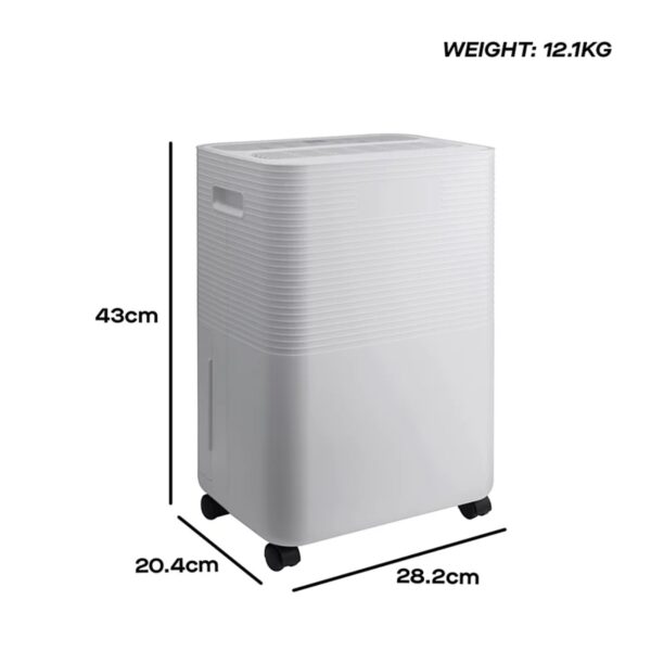 Daewoo COL1612GE 16L Dehumidifier White - Image 3