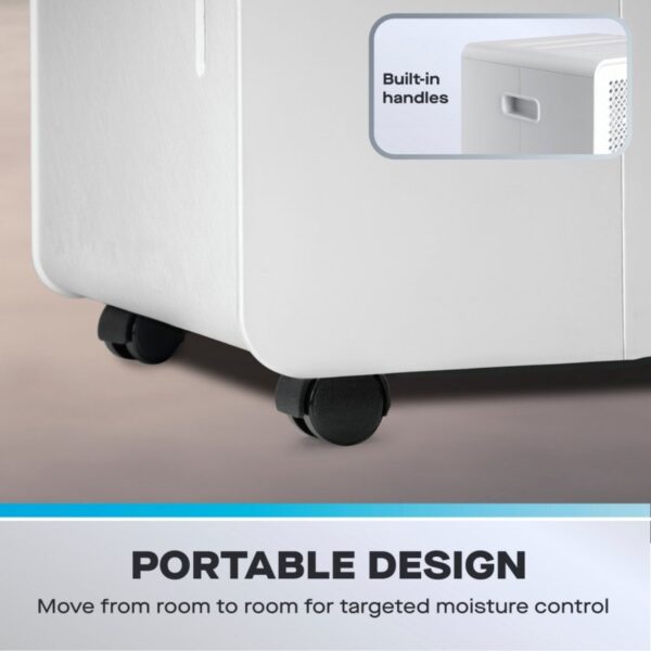 Daewoo COL1613 20L Dehumidifier With Air Purifier White - Image 3