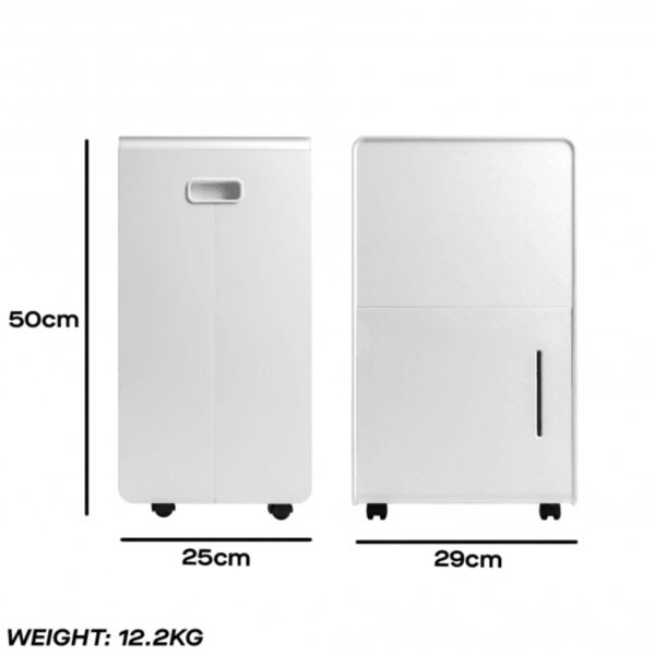 Daewoo COL1613 20L Dehumidifier With Air Purifier White - Image 4