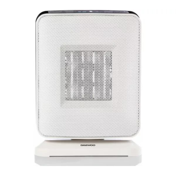 Daewoo 1500w Ceramic PTC Fan Heater White