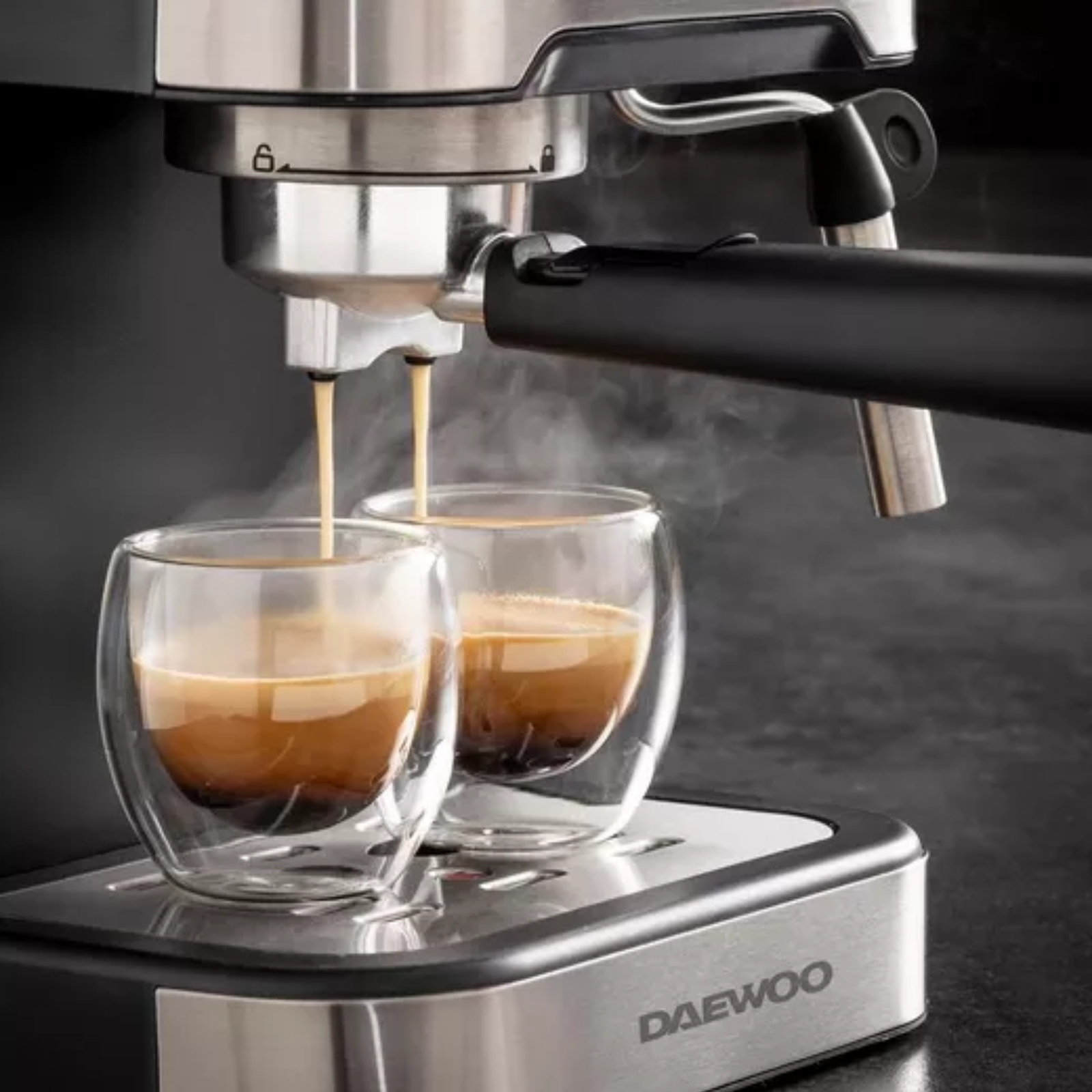 Daewoo SDA2698GE Flava Collection Expresso Maker Grey Daewoo SDA2698GE Flava Collection Expresso Maker Grey - Image 4