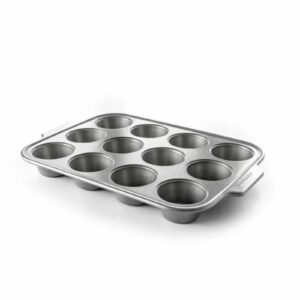 Kitchen Aid CC003296-001 Bakeware 12 Cups Non Stick Muffin Pan Grey Kitchen Aid Bakeware 12 Cups Non Stick Muffin Pan Grey
