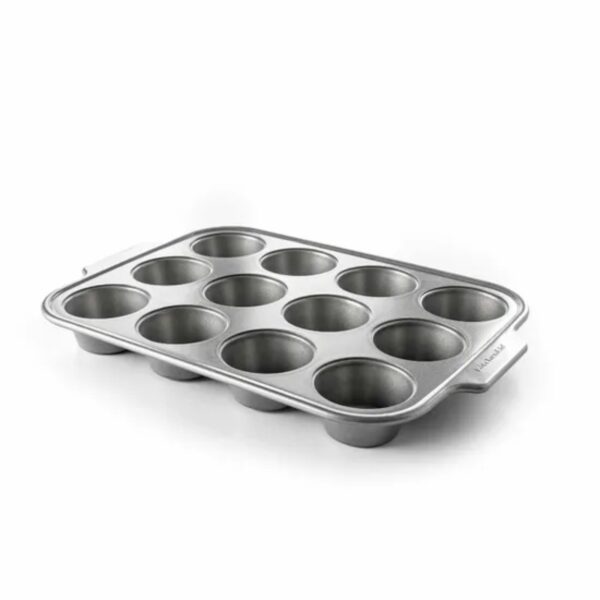 Kitchen Aid Bakeware 12 Cups Non Stick Muffin Pan Grey