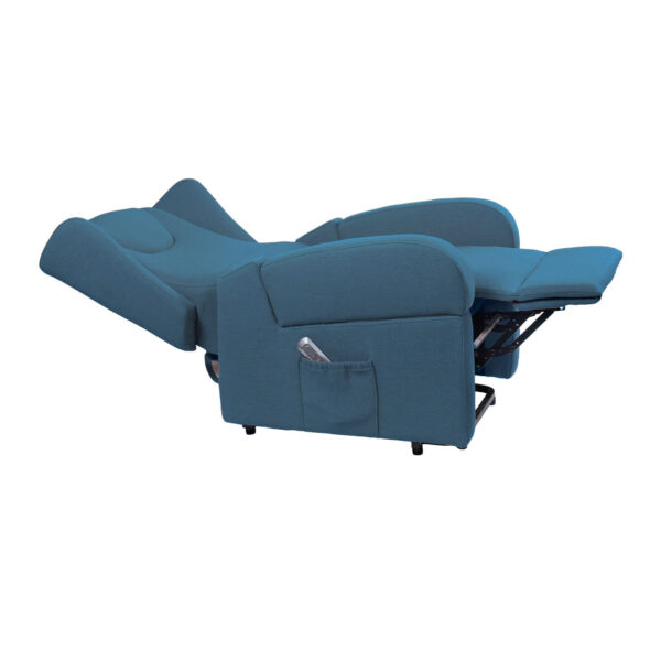 Milan K610-2R-BL Dual Motor Riser Recliner in Blue With Removable Arm Rests Brand New - Image 2