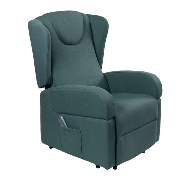 Milan K610-2R-GN Dual Motor Riser Recliner in Green With Removable Arm Rests Brand New - Image 2