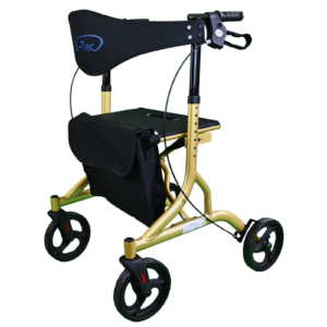 Falcon XL Folding Lightweight Rollator in Champagne Gold Only 5.9kg Brand New Falcon XL Folding Lightweight Rollator in Champagne Gold Only 5.9kg Brand New
