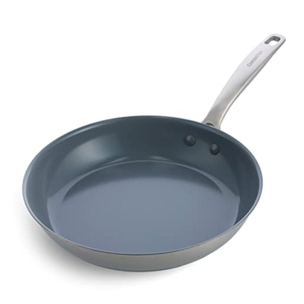Thegreenpan CC004859-001  30cm  Frying Pan With Lid  Silver
