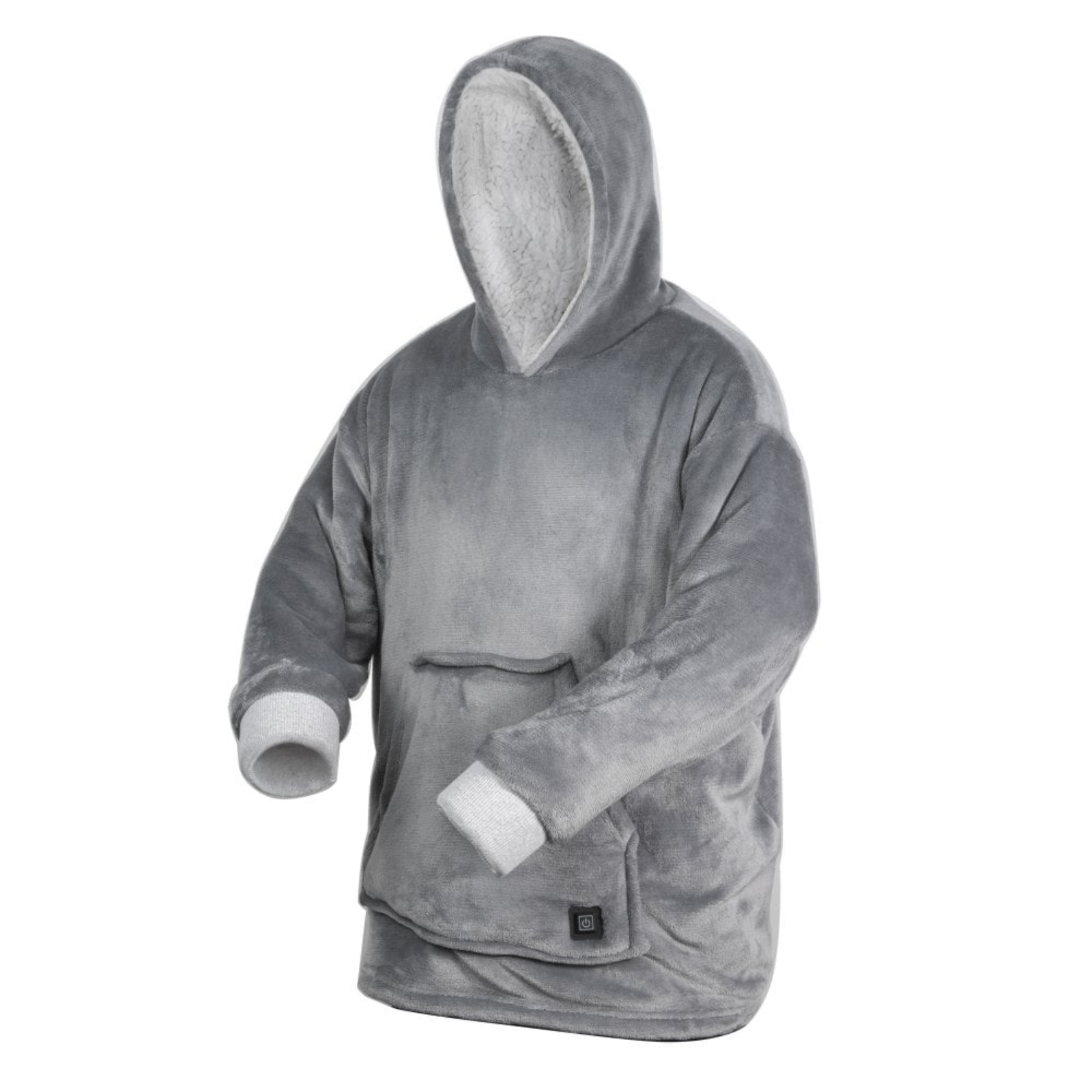 Daewoo Oversized Heated Hoodie Grey