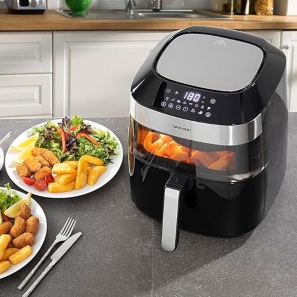 Daewoo SDA2588 Healthy Living 7L Air Fryer Black - Image 2