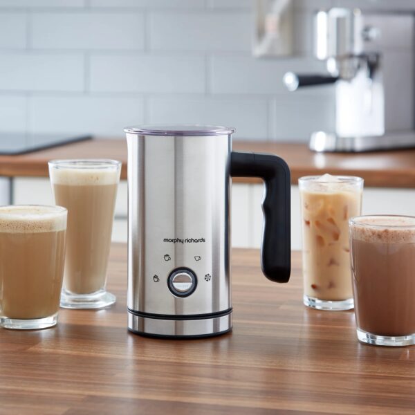 Morphy Richards 210003 Brew & Blend Electric Milk Frother Silver - Image 3