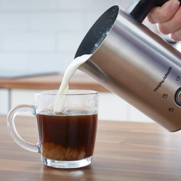 Morphy Richards 210003 Brew & Blend Electric Milk Frother Silver - Image 4