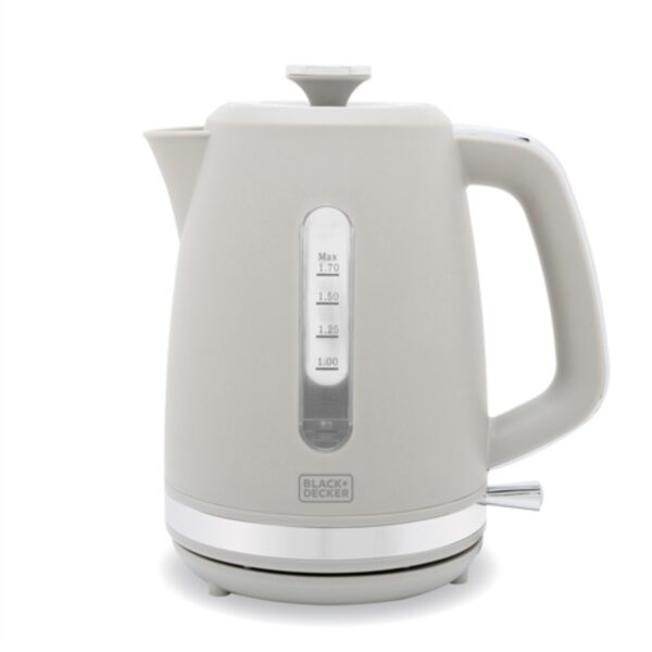Black & Decker 1.7L 3KW Jug Kettle Grey