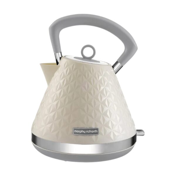 Morphy Richards Vector 1.5L Pyramid Kettle Cream