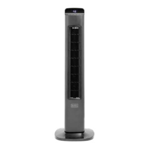 Black And Decker BXFT50008GB 36 Inch Smart Tower Fan Grey Black And Decker 36 Inch Smart Tower Fan Grey