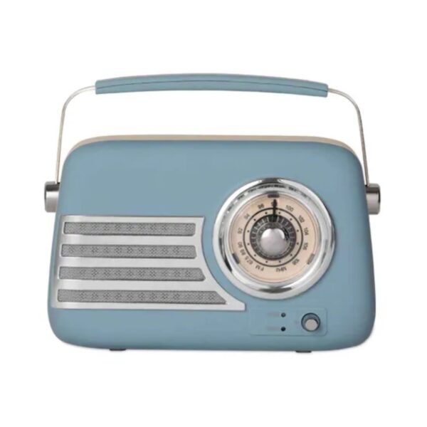 Itek Vintage Bluetooth Radio Blue