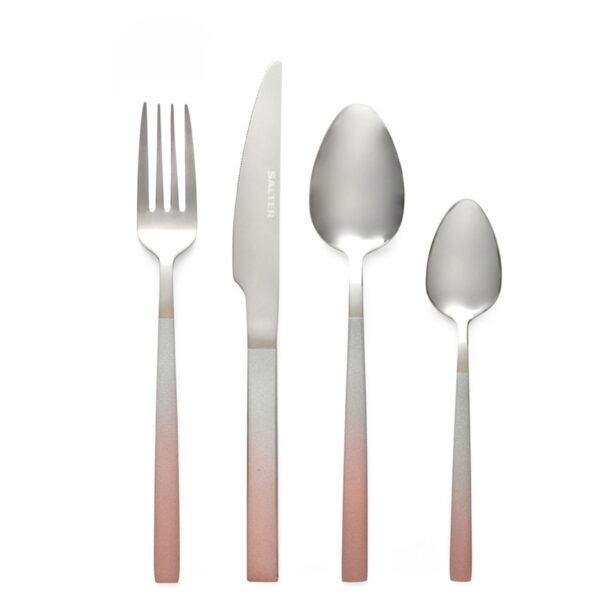 Salter 16 Piece Set Ombre Cutlery Set Stainless Steel