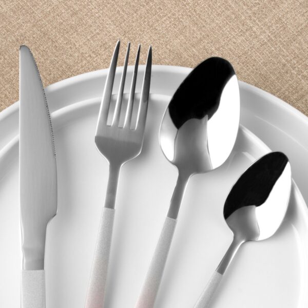 Salter BW10075CTK 16 Piece Set Ombre Cutlery Set Stainless Steel - Image 3
