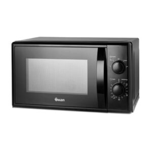 Swan SM4420BLK 700W Manual Microwave Oven 20L Black Swan 700W Manual Microwave Oven 20L Black