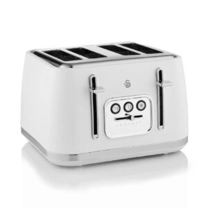 Swan ST19024WHT Serenity 4 Slice Toaster White Swan Serenity 4 Slice Toaster White