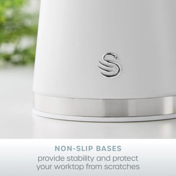 Swan SWKA18536WHT Serenity Set Of 3 Canisters White - Image 3