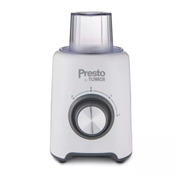 Tower PT12052WHT Presto 500W 1.5L Jar Blender White - Image 2