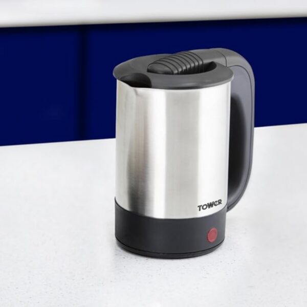 Tower T10026 500ml Travel Kettle Stainless Steel - Image 3