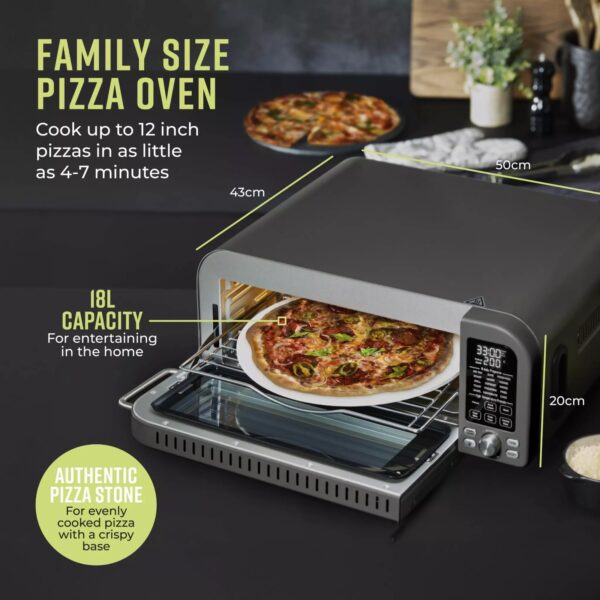 Tower T17141 Vortx 18L Pizza Oven & Air Fryer - Image 3