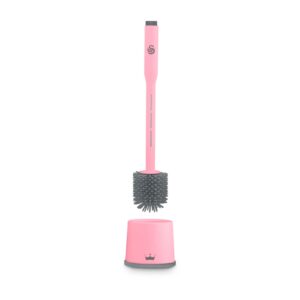 Swan Lyndsey Toilet Brush With Dispenser Pink