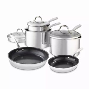 Goodfood TriPly 5 Piece Cookware Set Stainless Steel