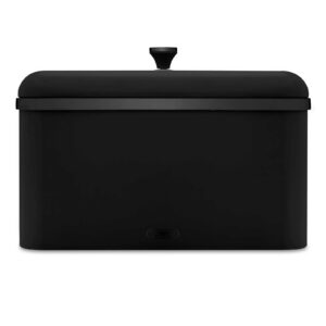 Tower T826136BLK Sera Bread Bin with Smoked Trim Black Tower Sera Bread Bin with Smoked Trim Black