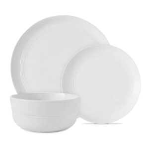 Tower 12 Piece Porcelain Dinner Set White