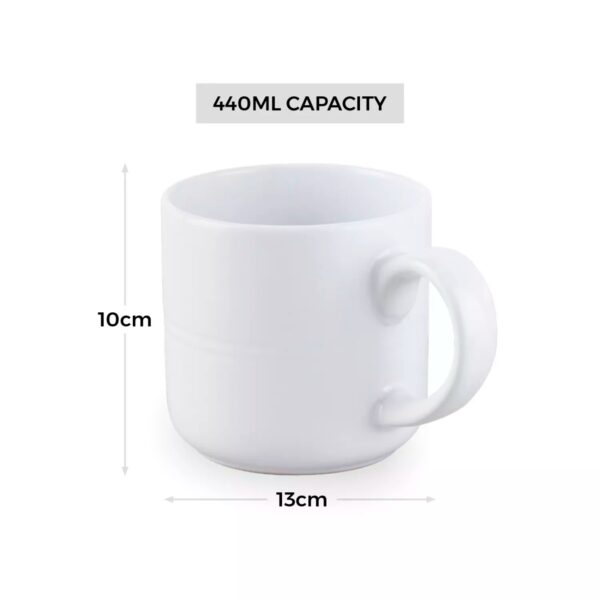 Tower T867024WHT 4 Piece Mug Set White - Image 4