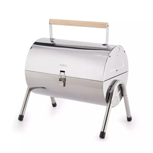 Tower Portable Barrel Grill With Carry Handle