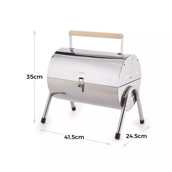 Tower T978574 Portable Barrel Grill With Carry Handle - Image 4