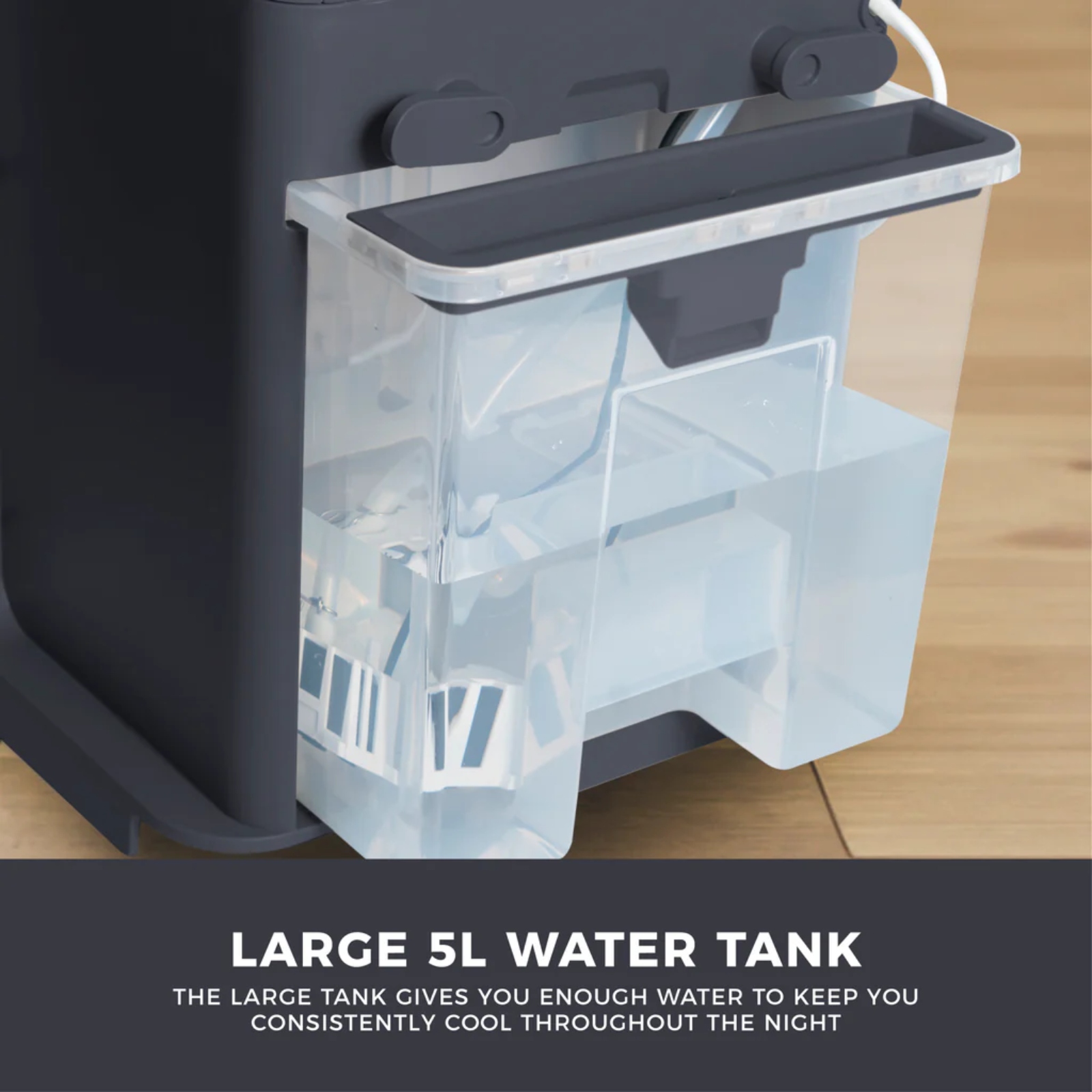 Swan SAC16800GRY 5 Litre Nordic Air Cooler Grey Swan SAC16800GRY 5 Litre Nordic Air Cooler Grey - Image 3