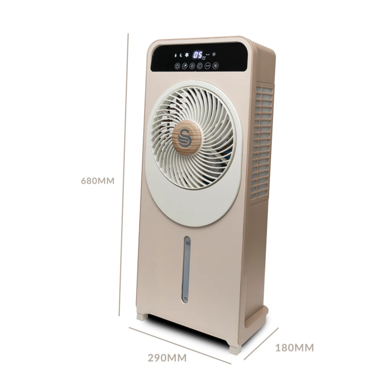 Swan SAC16800OAT 5 Litre Nordic Air Cooler Oatmeal Swan SAC16800OAT 5 Litre Nordic Air Cooler Oatmeal - Image 4