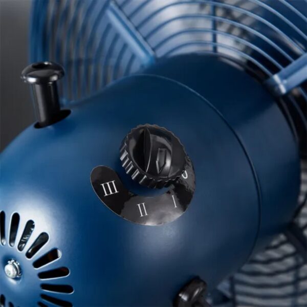 Tower Cavaletto T611000MB Rose Gold Edition 12" Metal Desk Fan Midnight Blue - Image 2