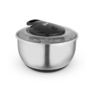 Tower Good Food 5 Litre Salad Spinner Stainless Steel