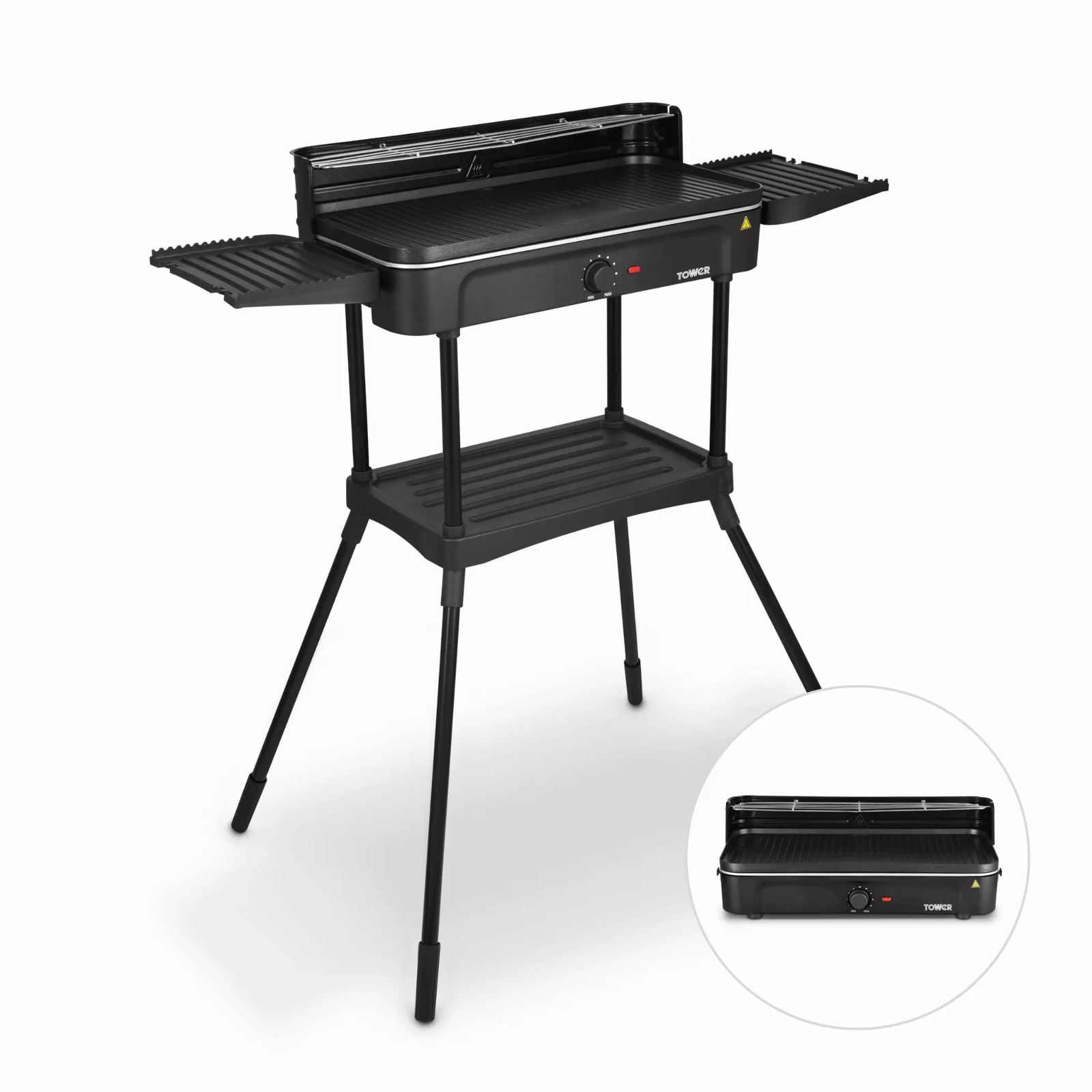 Tower Standing BBQ Electric Grill For Indoor & Outdoor Use