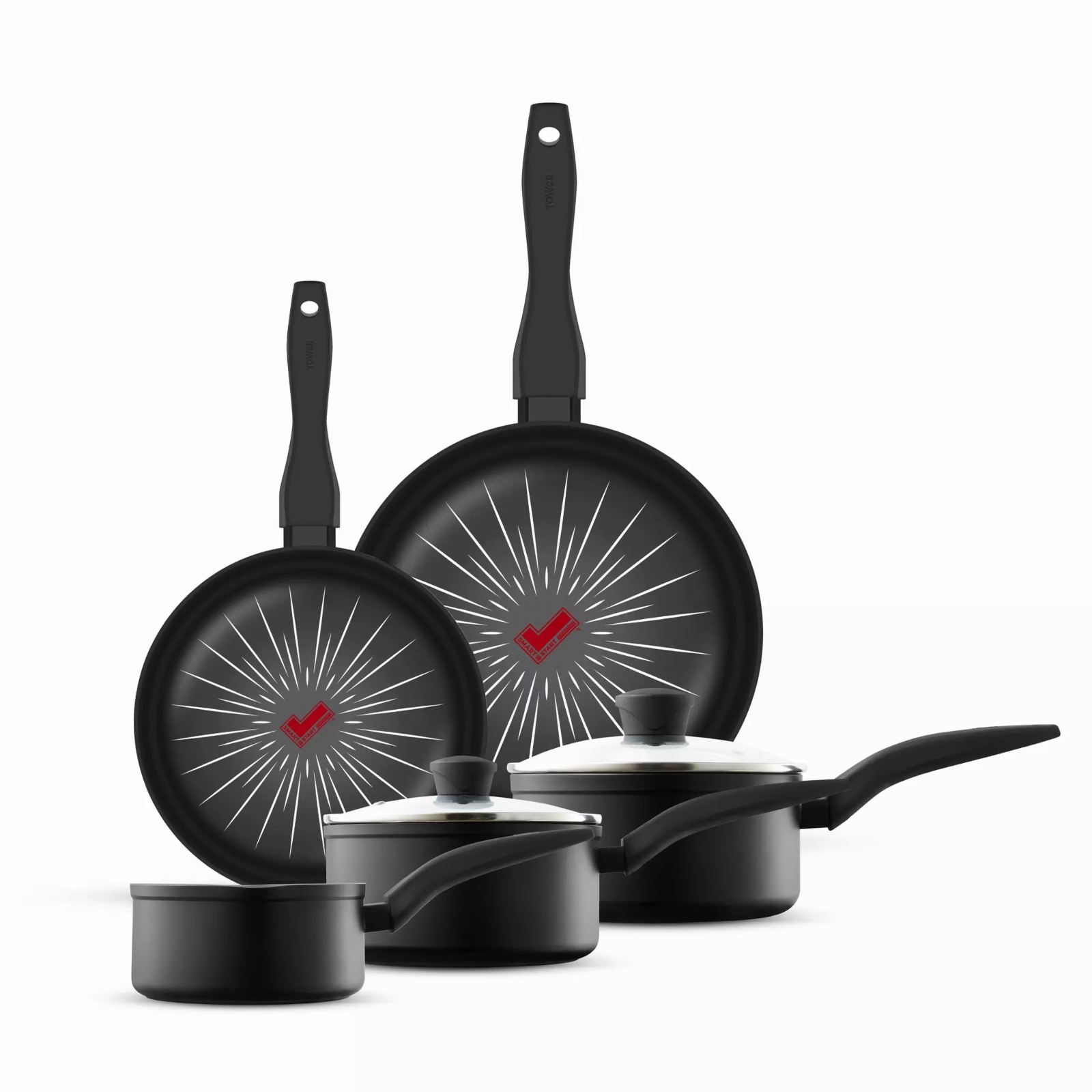 Tower T800304 Smart Start Forged 5 Piece Pan Set Tower Smart Start Forged 5 Piece Pan Set