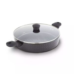 Tower Diamo 30cm Shallow Casserole Dish with Black Diamond Coating
