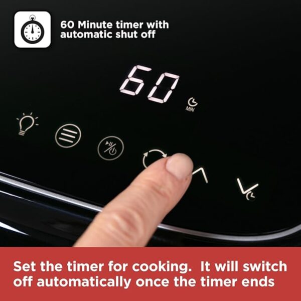 Black & Decker BXAF17088GB 11L Digital Air Fryer Oven - Image 3