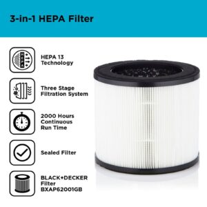 Black & Decker Replacement 3 In 1 HEPA Filter For BXAP62001GB Black & Decker Replacement 3 In 1 HEPA Filter For BXAP62001GB