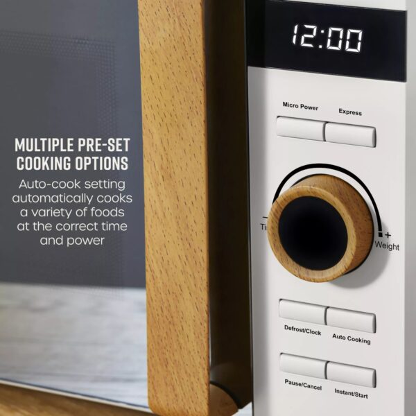 Swan SM22036LWHTN Nordic 20L 800W Digital Microwave White - Image 3