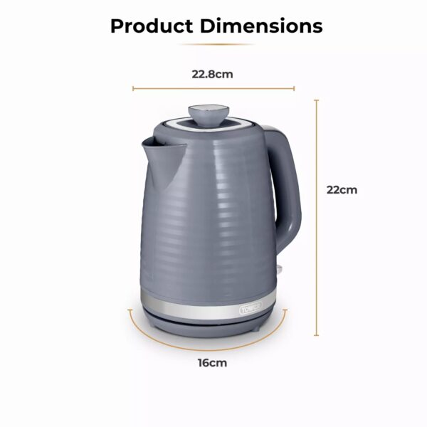 Tower T10077GRY Saturn 1.7L Kettle Grey - Image 4