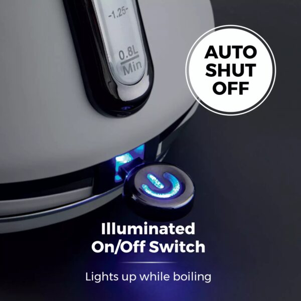 Tower T10079GRY Sera 1.7L 3KW Kettle Grey - Image 3