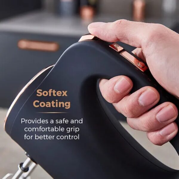 Tower T12061RG Cavaletto 300W Hand Mixer Rose Gold - Image 4
