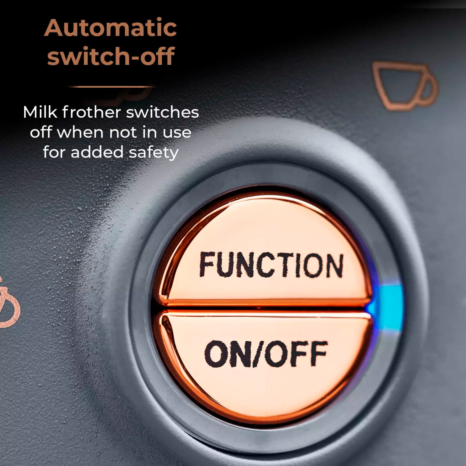 Tower T13019RGG Cavaletto 500W Milk Frother Grey Tower T13019RGG Cavaletto 500W Milk Frother Grey - Image 4